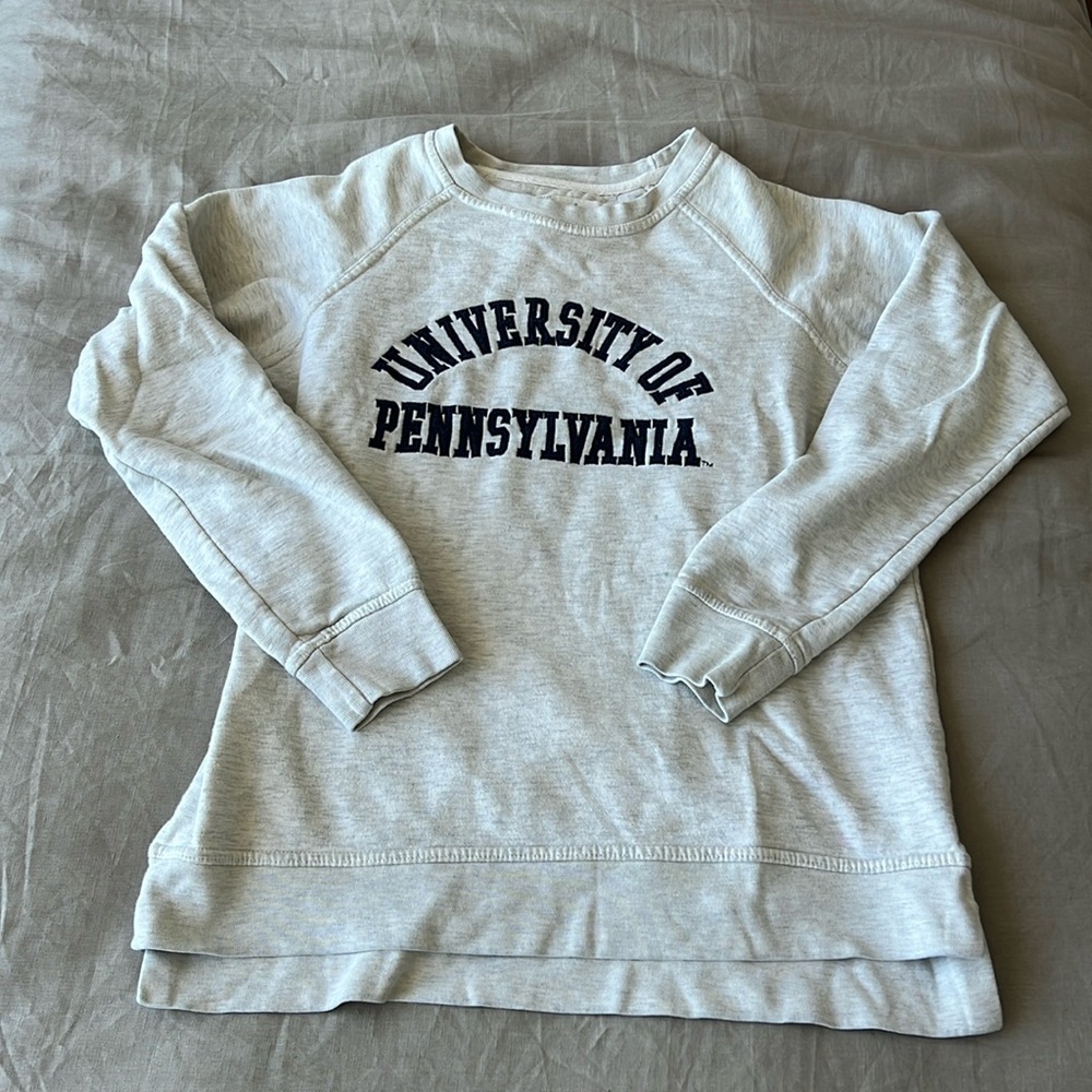 University of Pennsylvania Women’s Medium gray sweatshirt